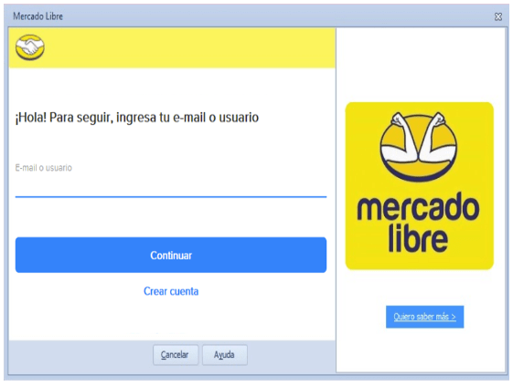 Acceso mercado libre